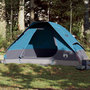 Voir la diapositive 1 : VIDAXL Tente familiale a dome 6 personnes bleu impermeable
