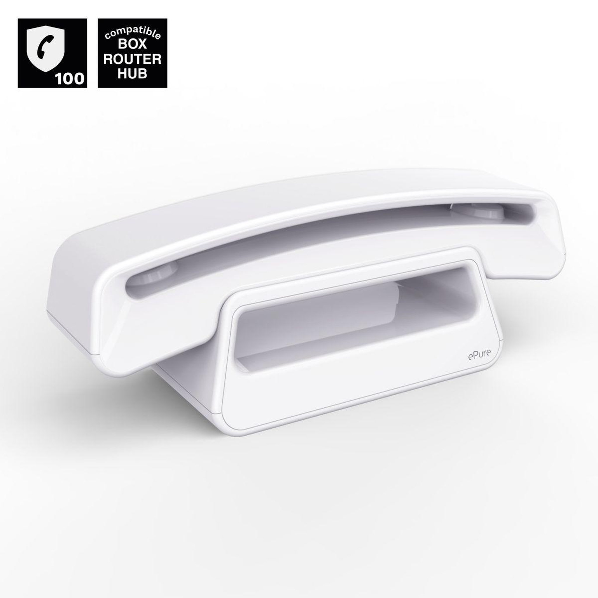 Voir la diapositive 3 : Alcatel Téléphone sans fil ePure Iconic Blanc