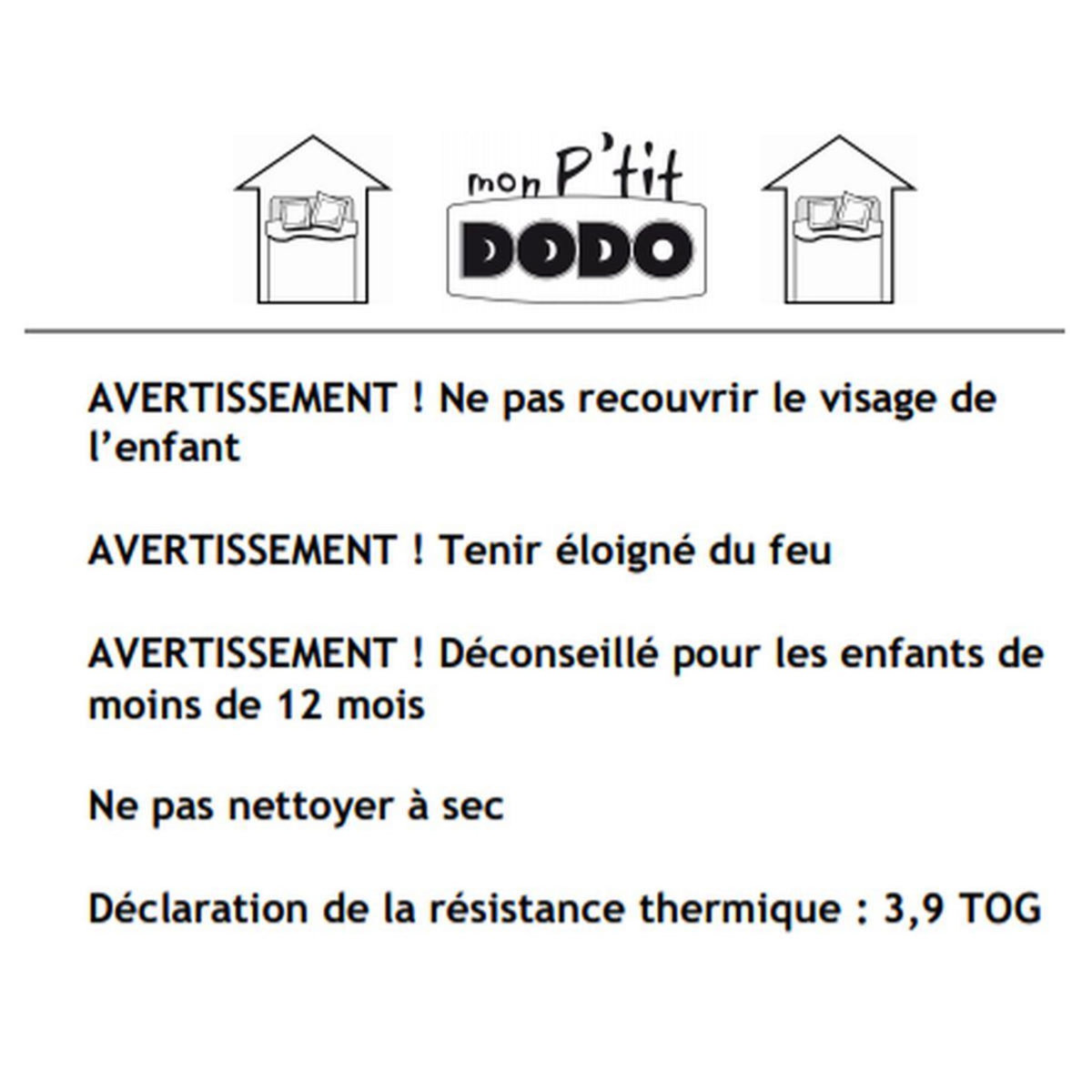 DODO Oreiller bébé anti-acariens DODO BOUT'CHOU