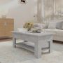 Voir la diapositive 6 : VIDAXL Table basse gris béton 102x55x42 cm bois d ingénierie
