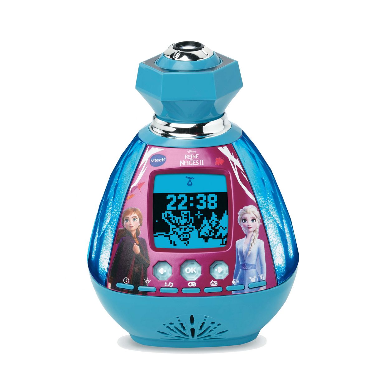 VTECH Réveil magique 9 en 1 KidiMagic Color Show - La reine des neiges 2