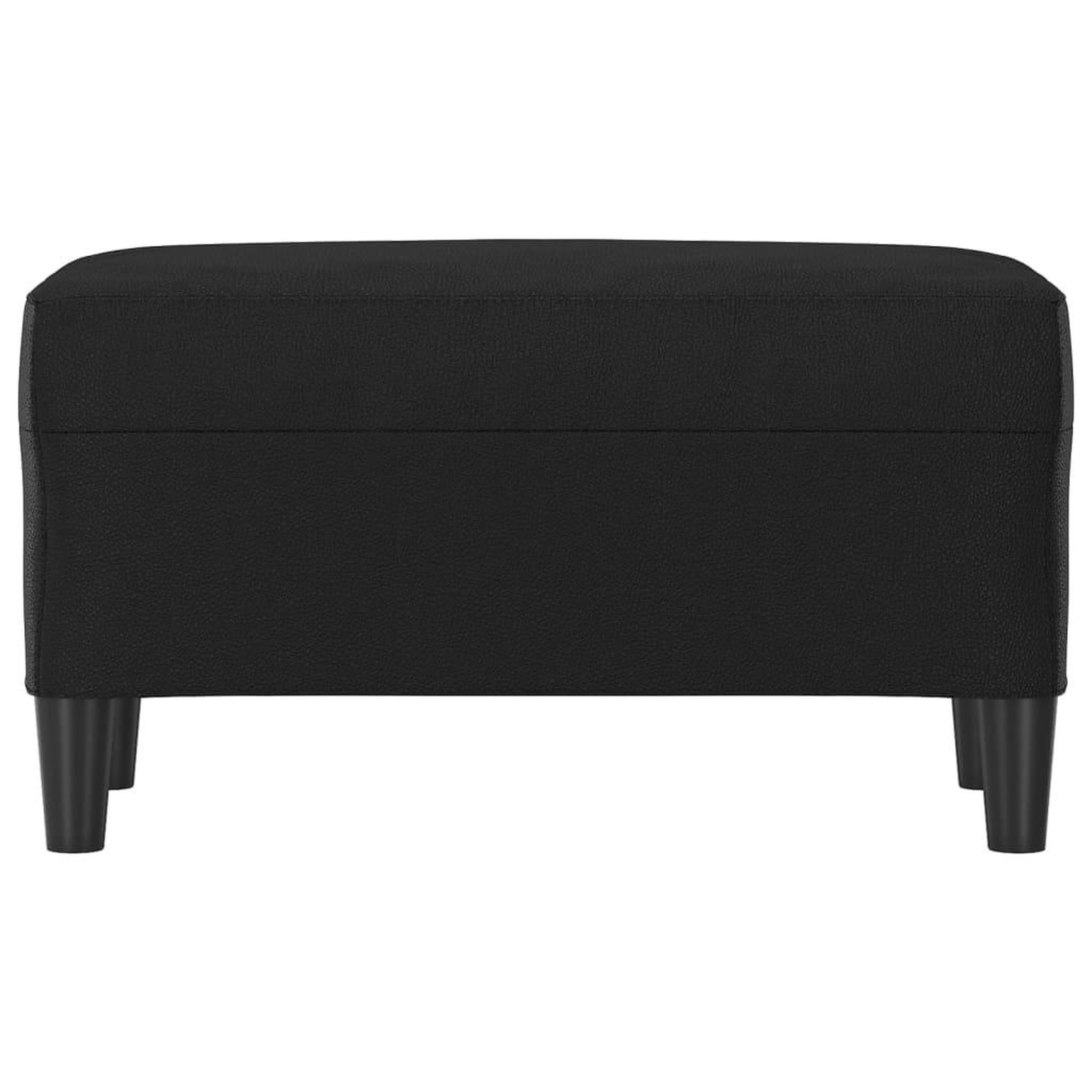 Voir la diapositive 3 : VIDAXL Banc Noir 70x35x41 cm Similicuir