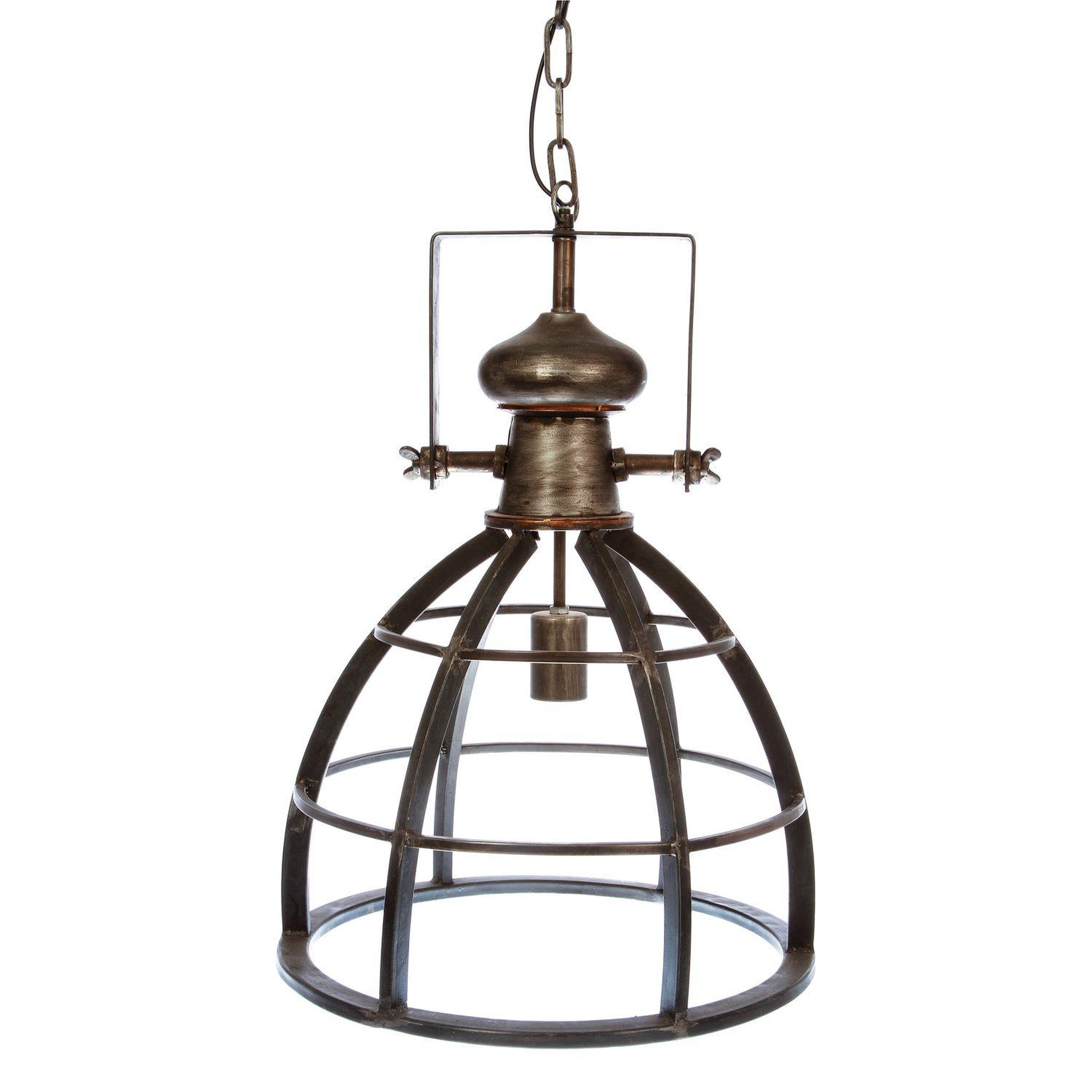 ATMOSPHERA Suspension en fer Factory - Diam. 40 cm - Etain
