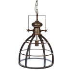 ATMOSPHERA Suspension en fer Factory - Diam. 40 cm - Etain