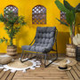 Voir la diapositive 6 : Paris Prix Fauteuil d'Extérieur  Dolce Vita  88cm Anthracite