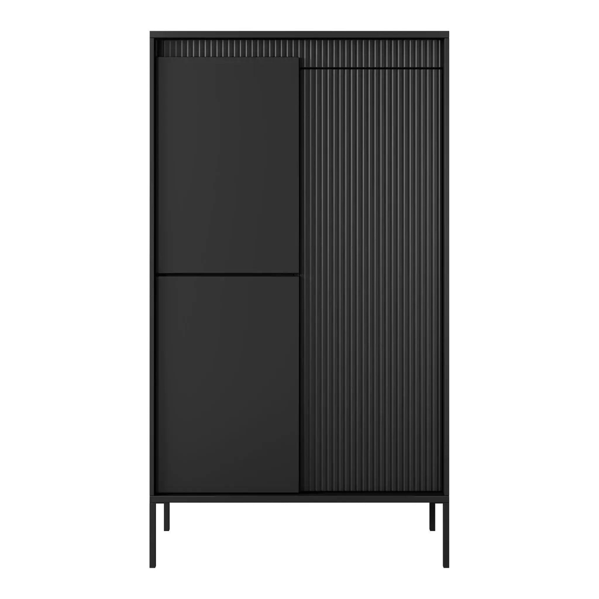 Voir la diapositive 1 : CASANOVA PARIS Alina - commode 2 portes pieds en métal