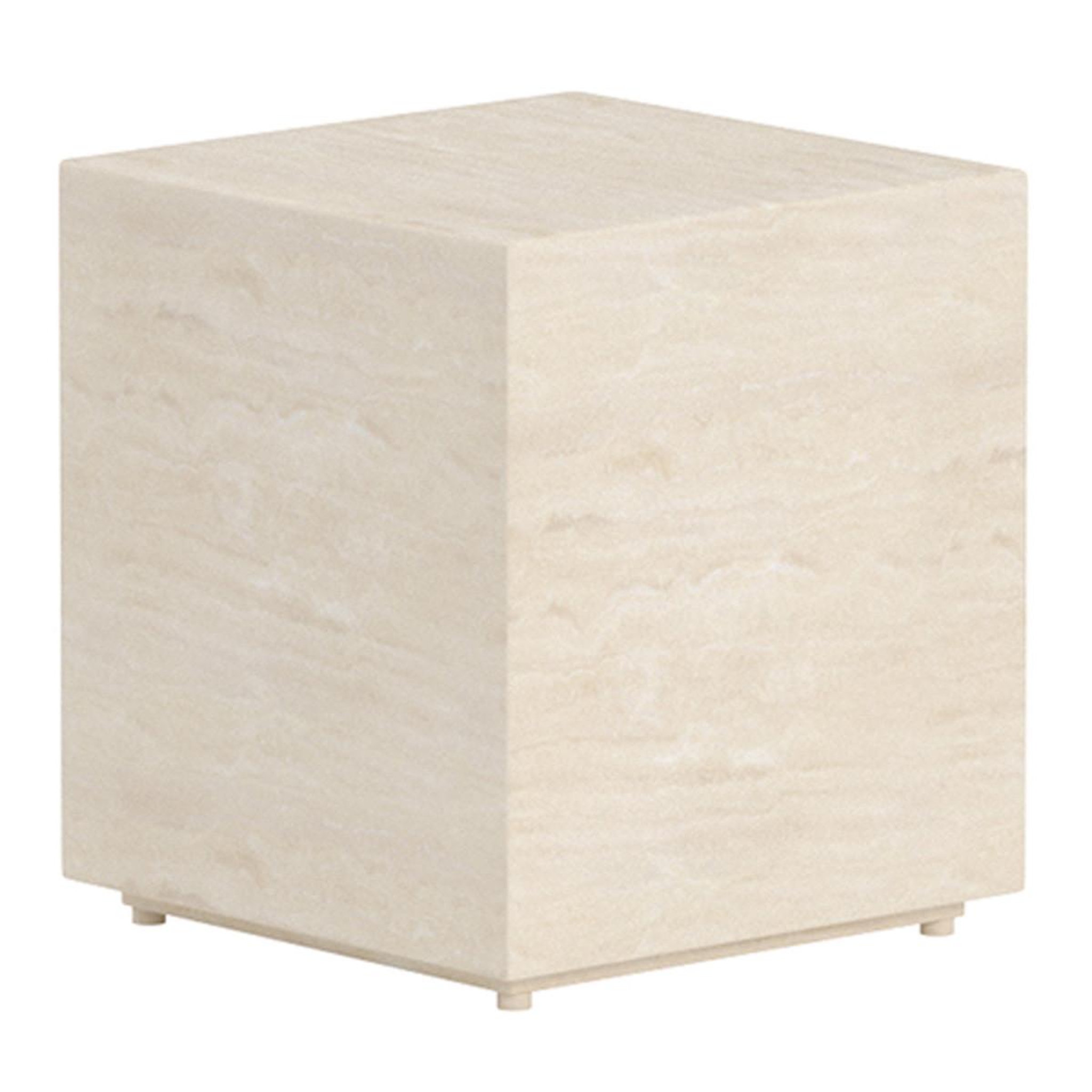 Paris Prix Table d'appoint de jardin carrée  lissabon  45cm beige