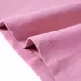 VIDAXL T-shirt enfants a manches longues rose brule 104