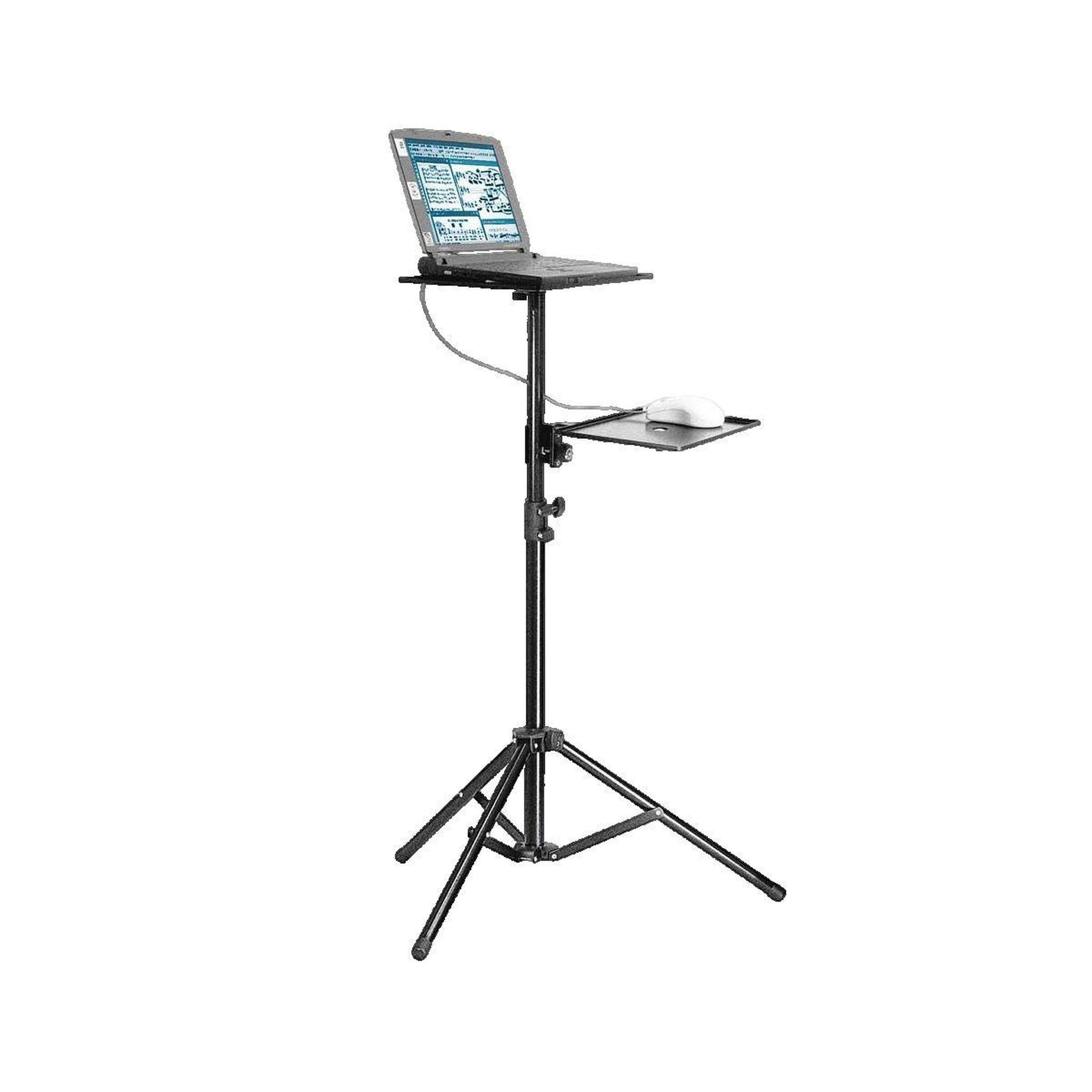 Voir la diapositive 2 : Konig Support pour ordinateur portable König & Meyer 12150 noir réglable