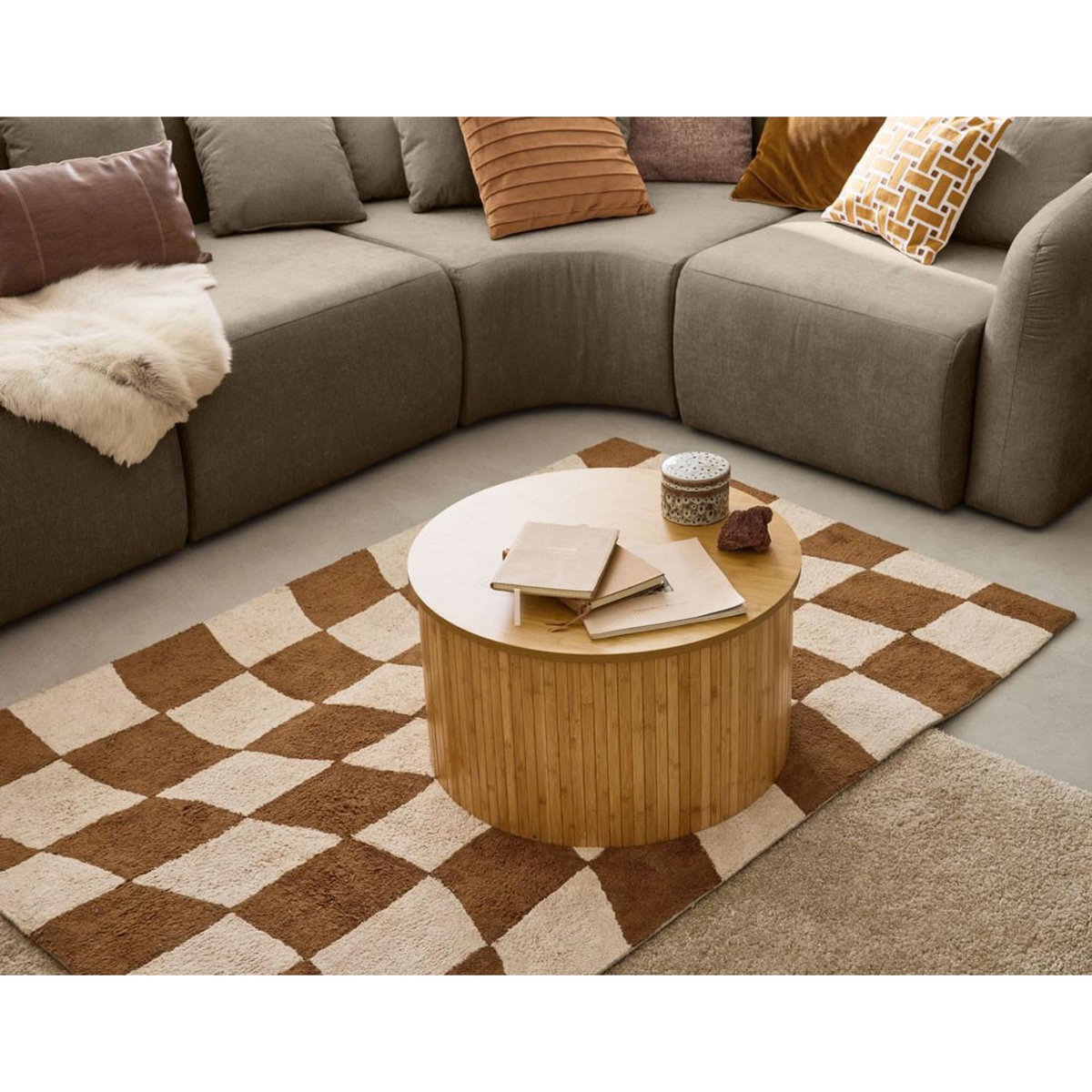 LISA DESIGN Ikare - module d'assise - en tissu