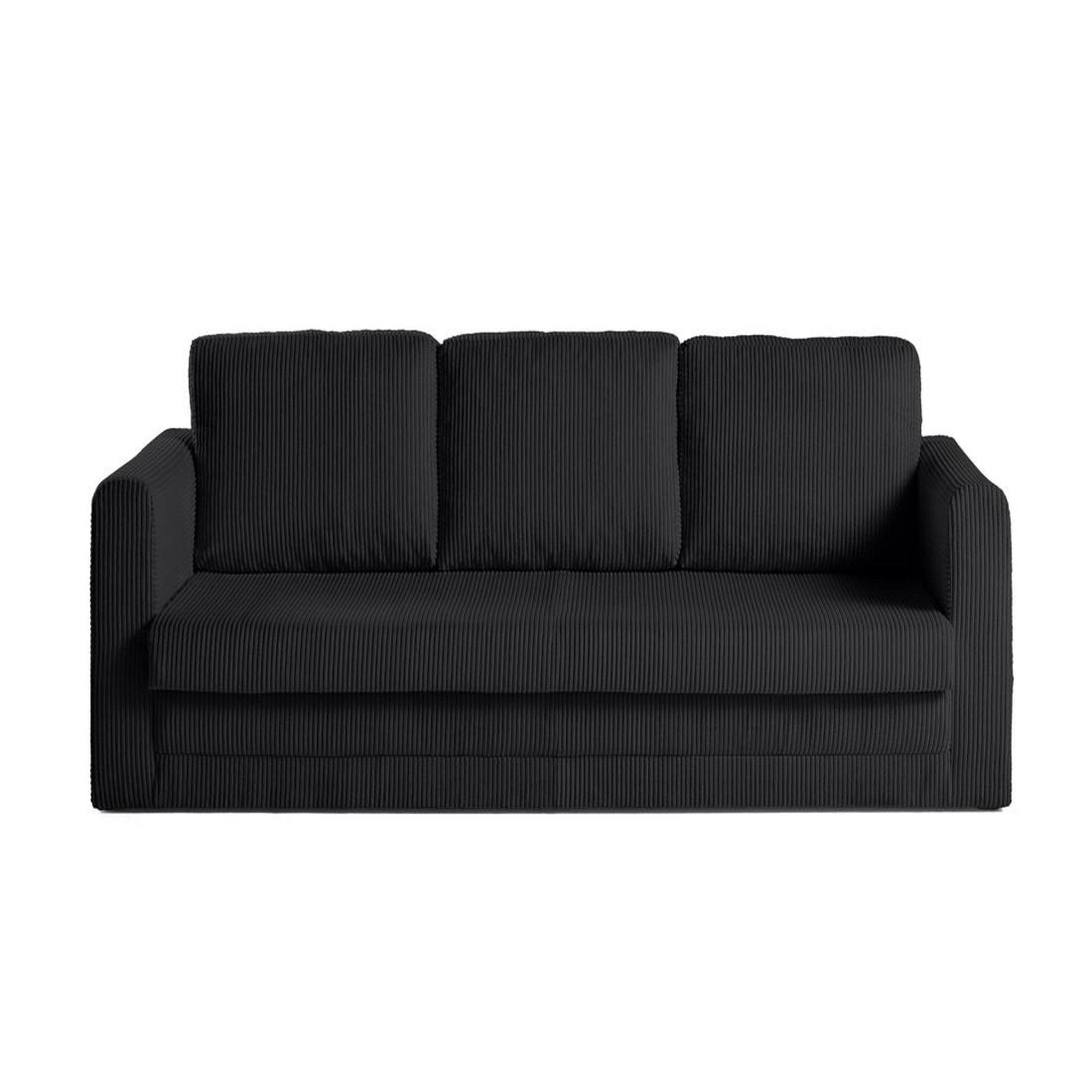 Voir la diapositive 1 : BEST MOBILIER Marilia - canapé 3 places - convertible déplimousse - en velours côtelé