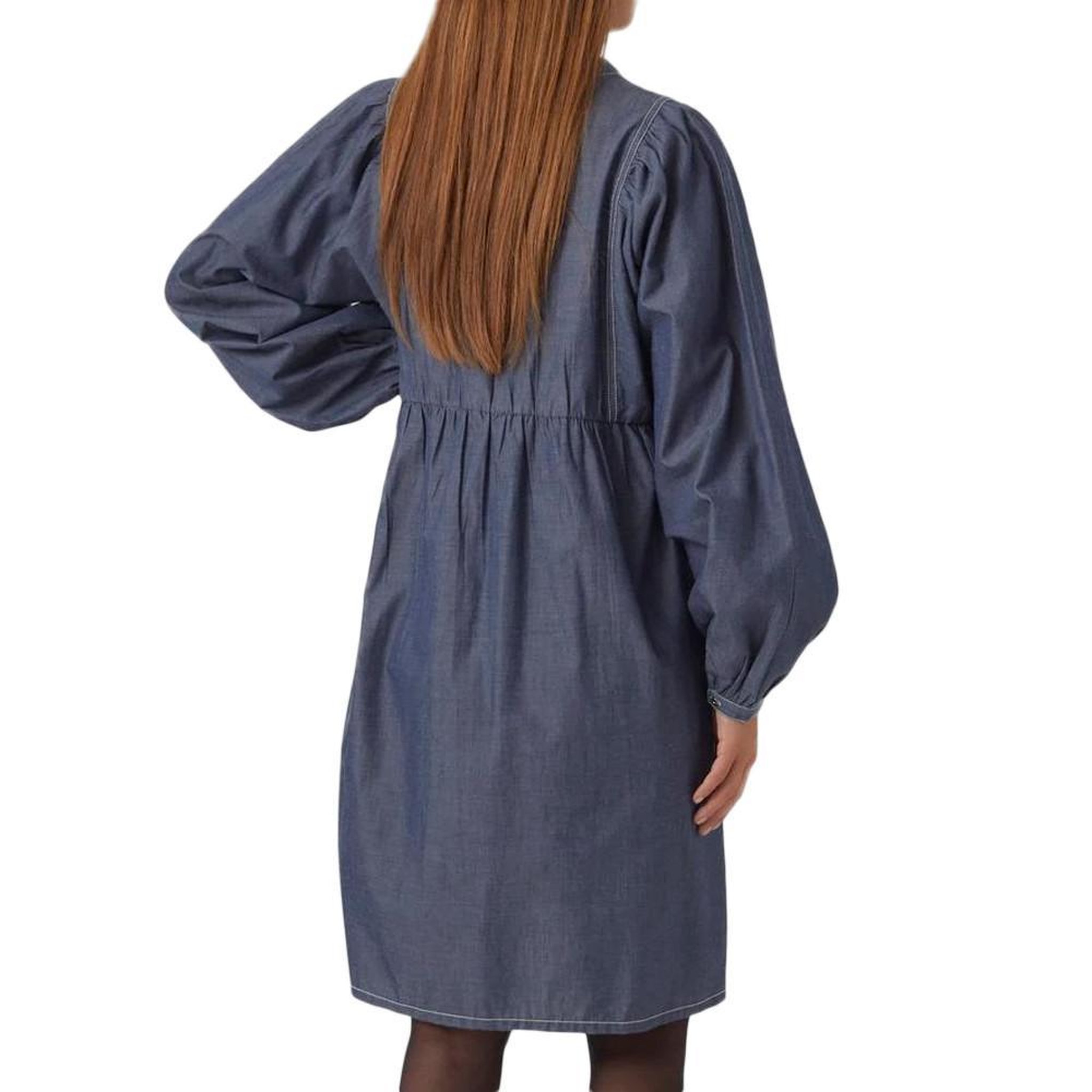 Voir la diapositive 5 : MAMALICIOUS Robe bleu foncé femme mamalicious jeanne