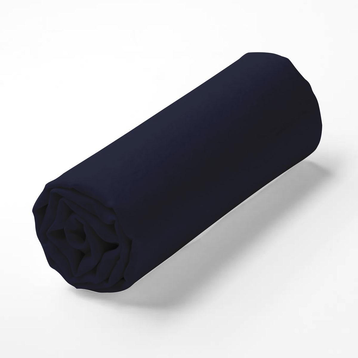 DODO Pack housse de couette + Taie(s) d'oreiller Coton thermorégulé Marine