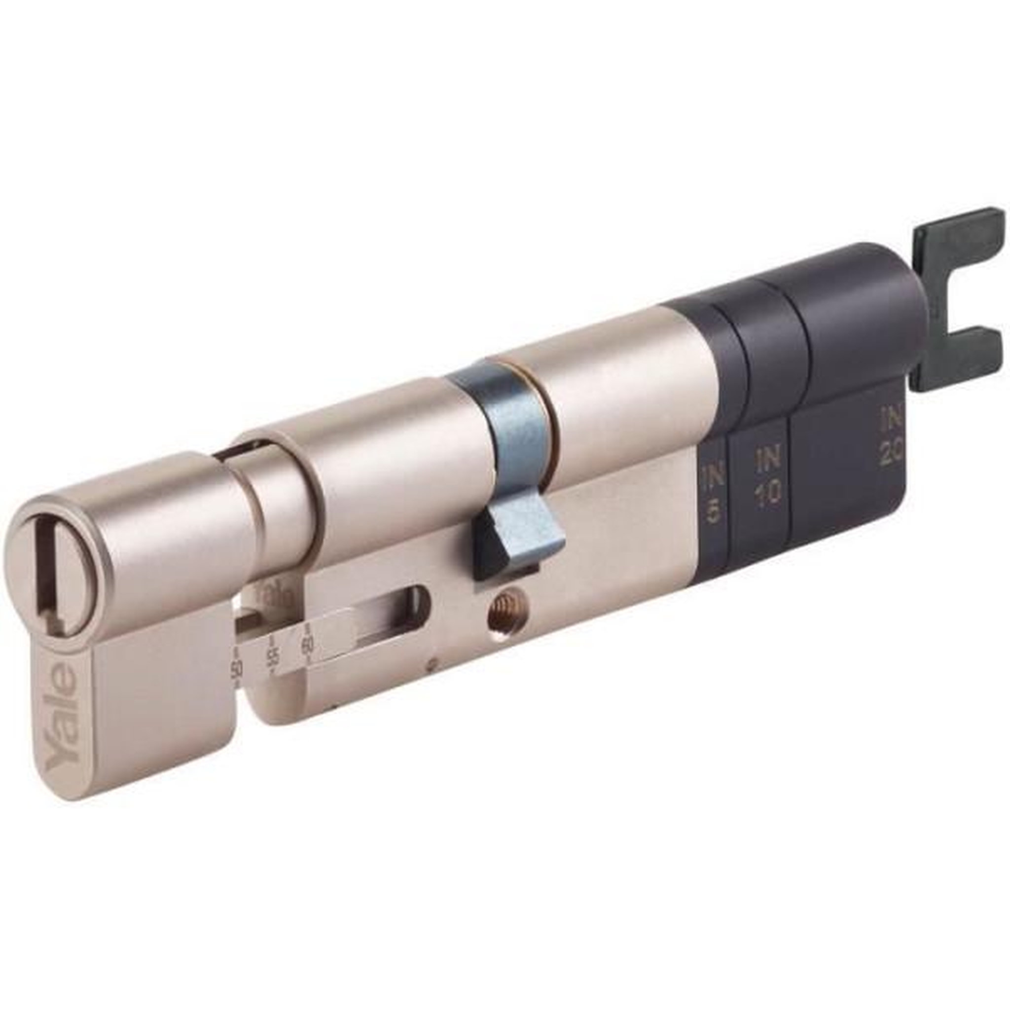 Voir la diapositive 2 : YALE Cylindre Ajustable Linus - YALE - 05/501000/SN - Tous types de porte compatible avec la serrure connectée Linus