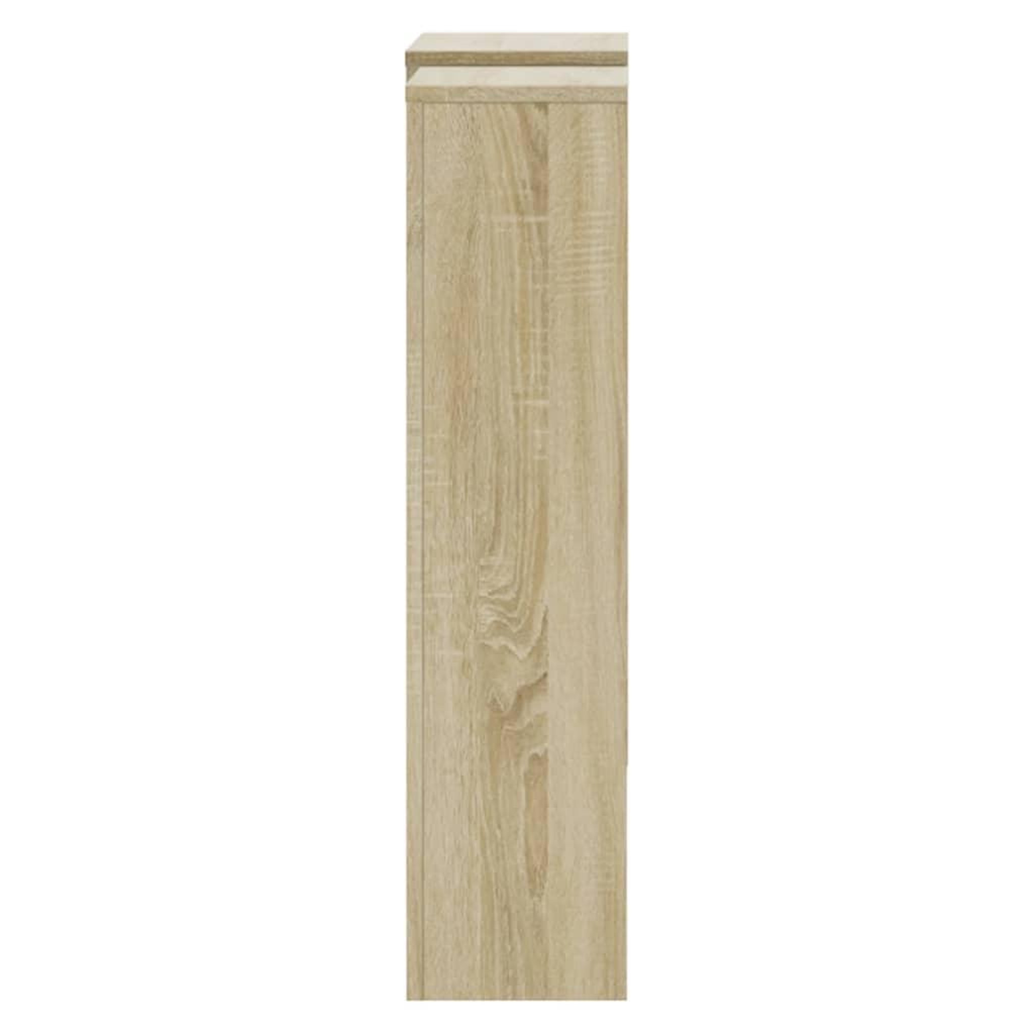 Voir la diapositive 4 : VIDAXL Cache-radiateur chene sonoma 205x21,5x83,5 cm bois d'ingenierie