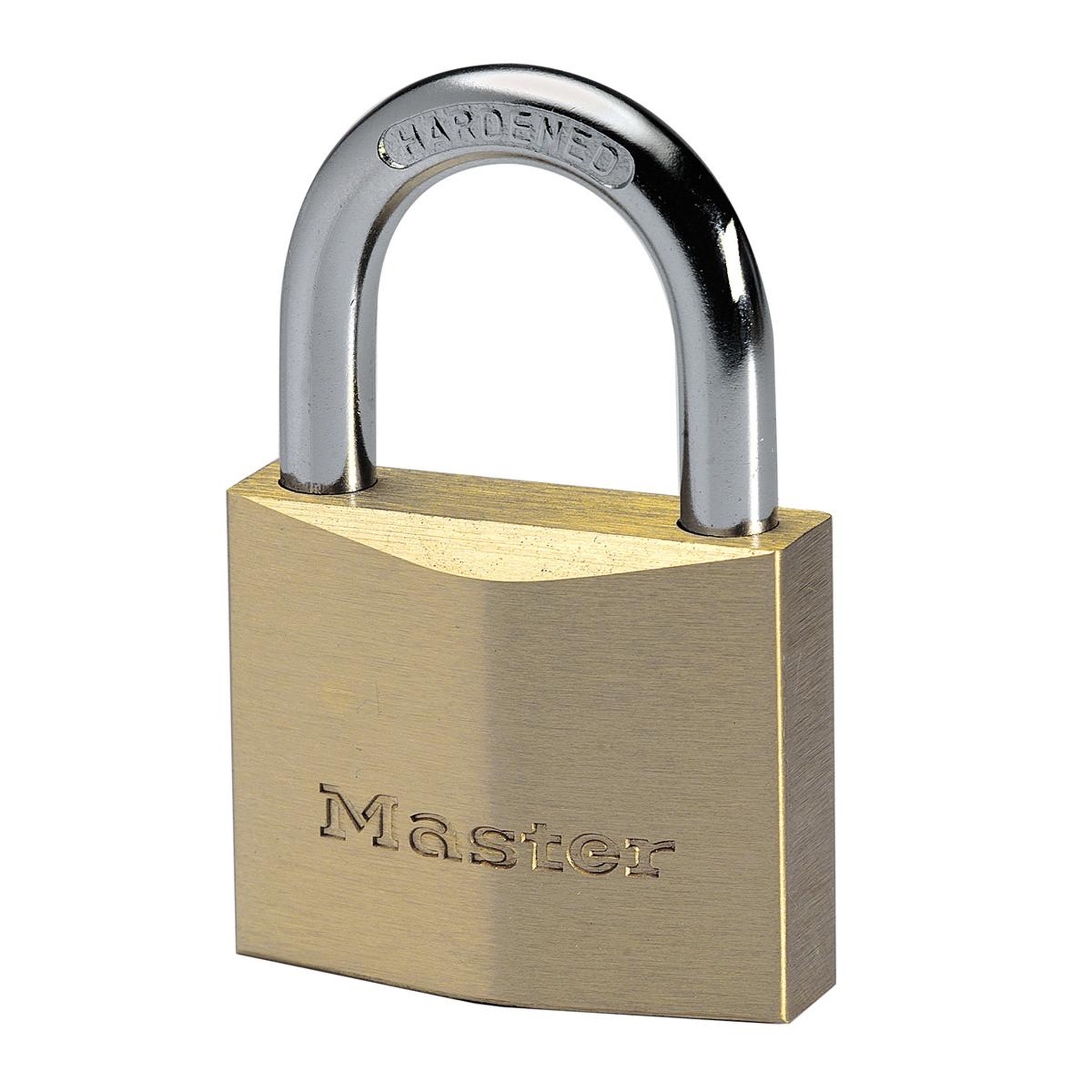 Master lock 2840eurd cadenas à clé extra fin en laiton, doré, 6,2 x 4 x 1,6 cm