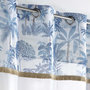 Voir la diapositive 2 : Paris Prix Rideau Voilage Imprimé  Amazonia  140x240cm Bleu