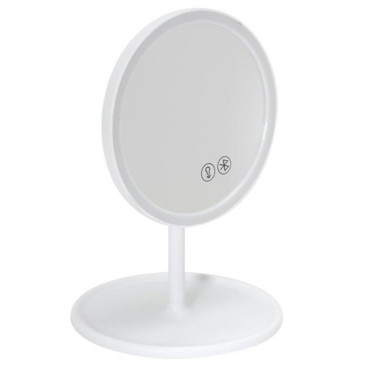 Paris Prix Miroir Lumineux Led Sans Fil  Enceinte  26cm Blanc
