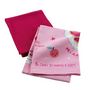 Voir la diapositive 1 : Paris Prix Lot de 2 Torchons Enfant  Mini Fée II  50x70cm Rose