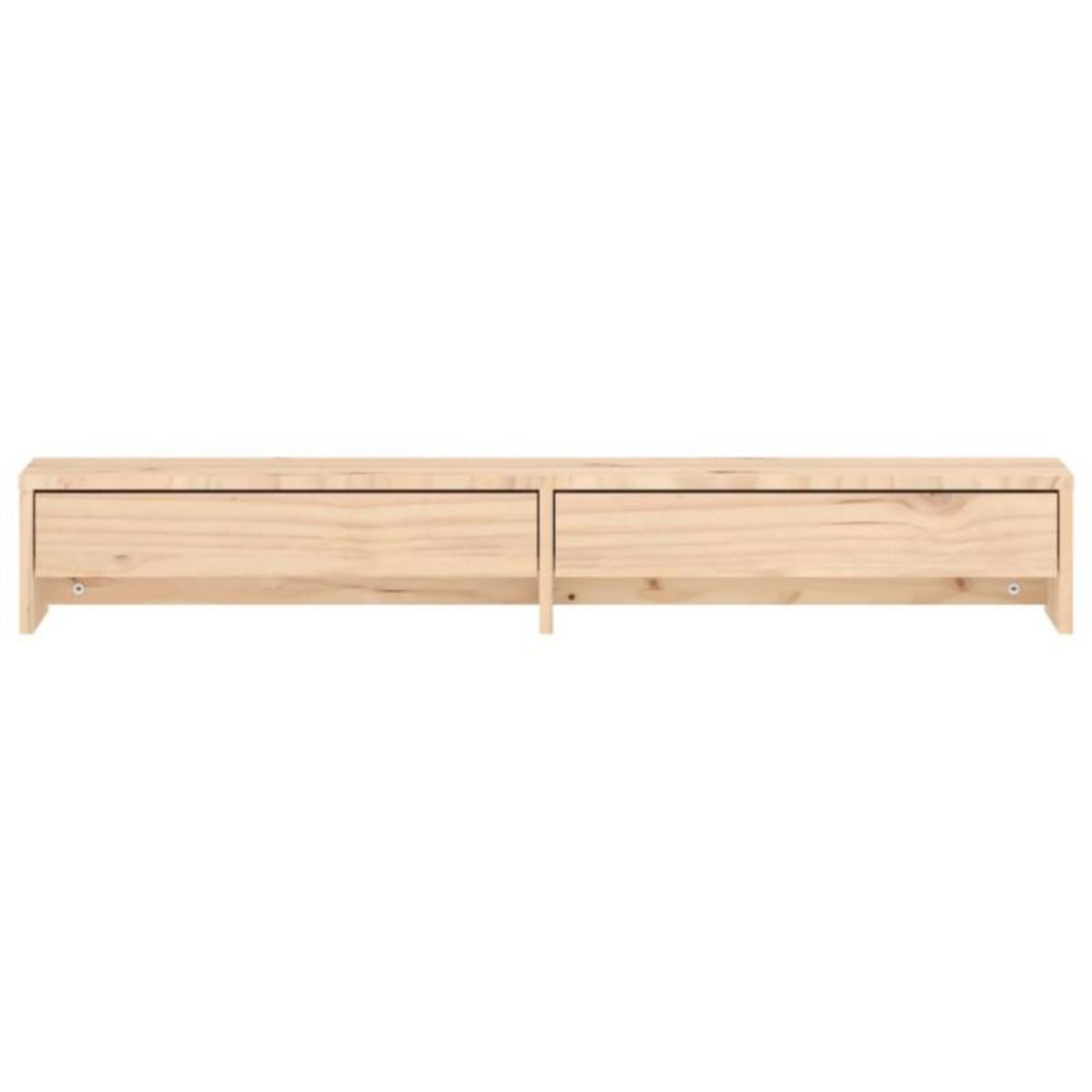 VIDAXL Support pour moniteur 100x27x15 cm Bois de pin solide