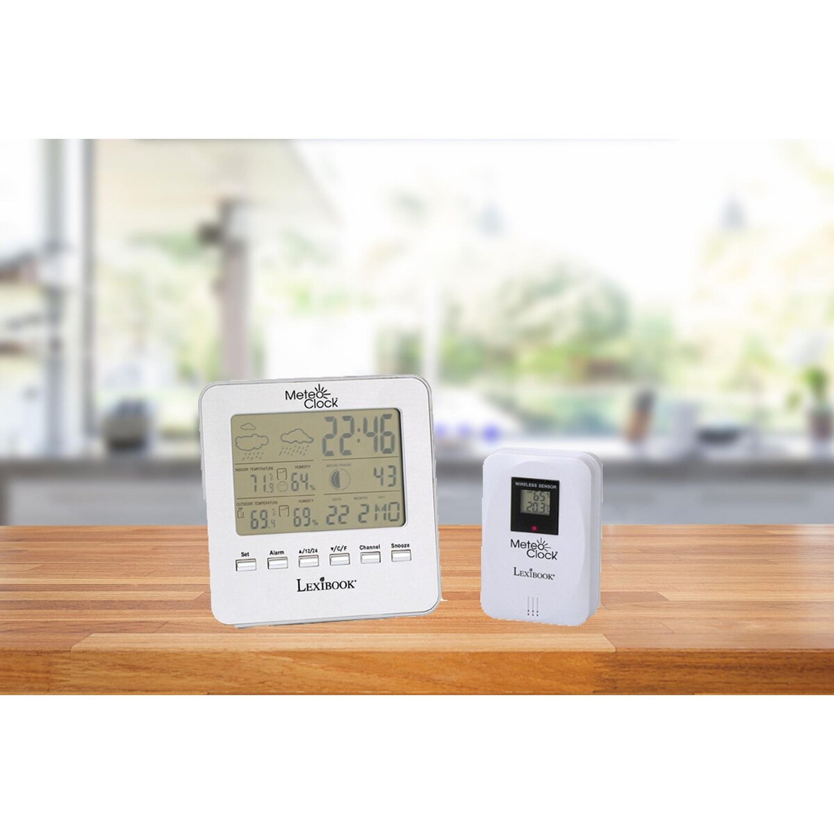Lexibook Station meteo MeteoClock Silver