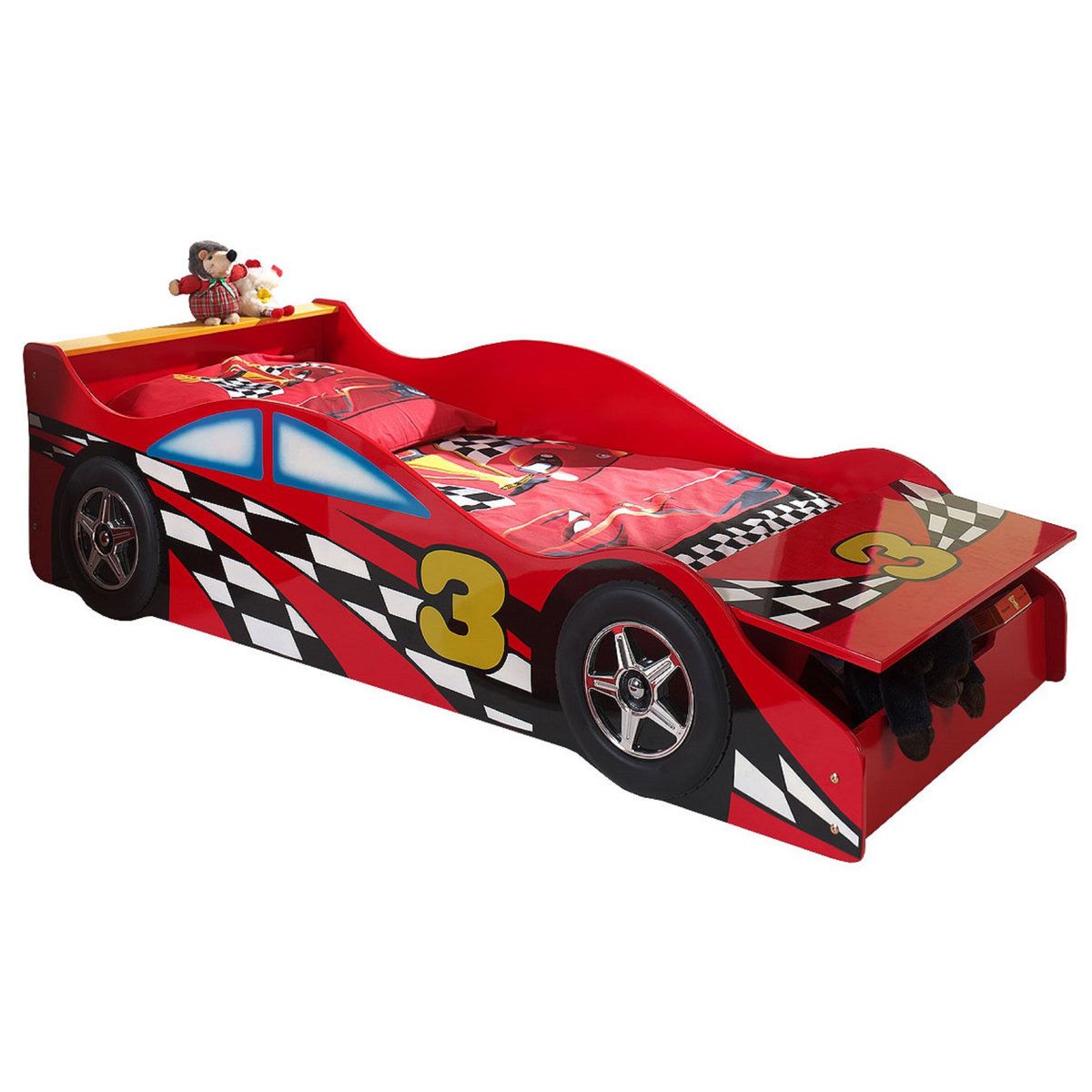 Lit enfant voiture 70 x 140 cm RACING