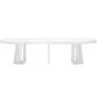 Voir la diapositive 2 : Paris Prix Table de Repas Extensible  Laize  150-300cm Blanc