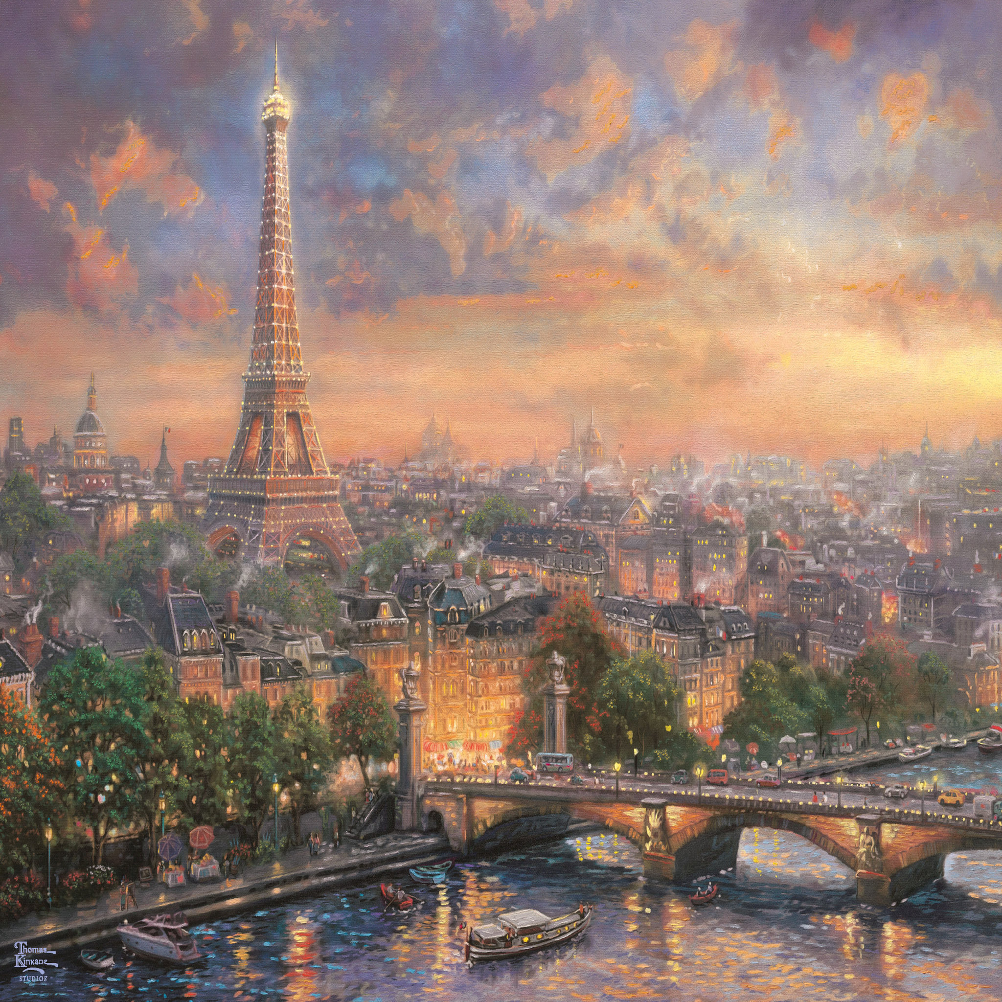 Voir la diapositive 2 : Schmidt Puzzle - Paris la ville de l'amour - 1000 pièces