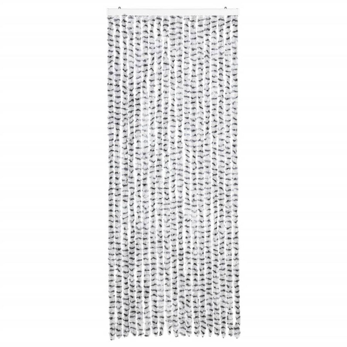 VIDAXL Moustiquaire Gris clair et gris fonce 56x185 cm Chenille