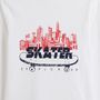 Voir la diapositive 2 : INEXTENSO T-shirt manches longues blanc garçon en coton 