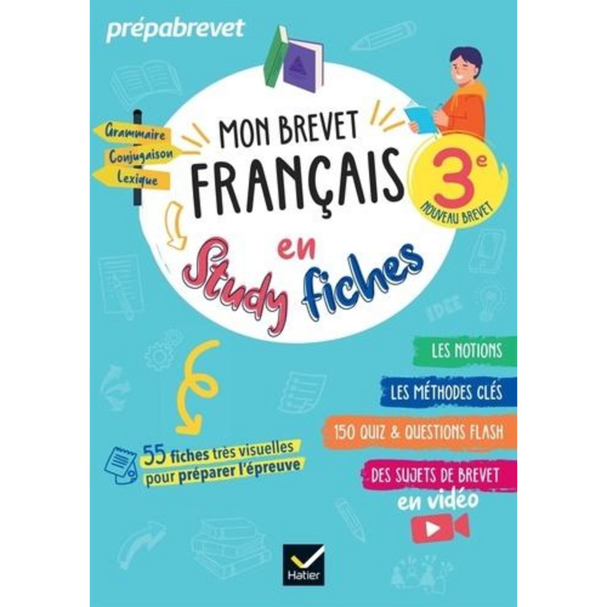 MON BREVET FRANCAIS EN STUDY FICHES 3E, Dauvin Sylvie