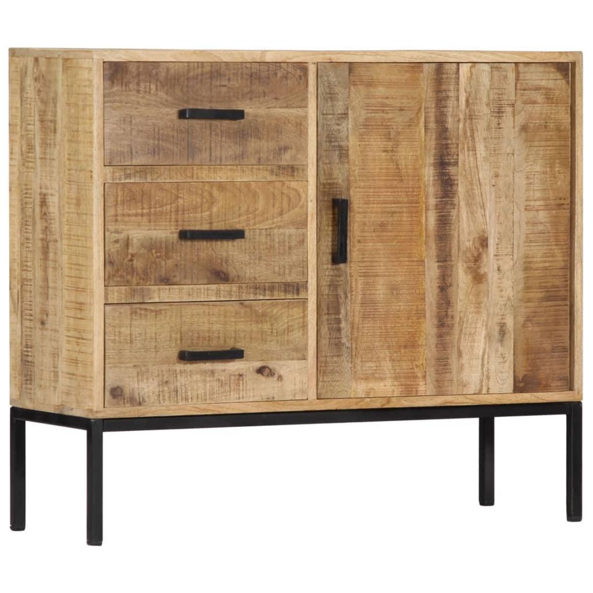 VIDAXL Buffet 88x30x71 cm Bois de manguier massif