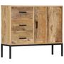 Voir la diapositive 1 : VIDAXL Buffet 88x30x71 cm Bois de manguier massif