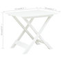 Voir la diapositive 6 : VIDAXL Table pliable de jardin Blanc 79x72x70 cm Plastique