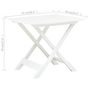 Voir la diapositive 6 : VIDAXL Table pliable de jardin Blanc 79x72x70 cm Plastique