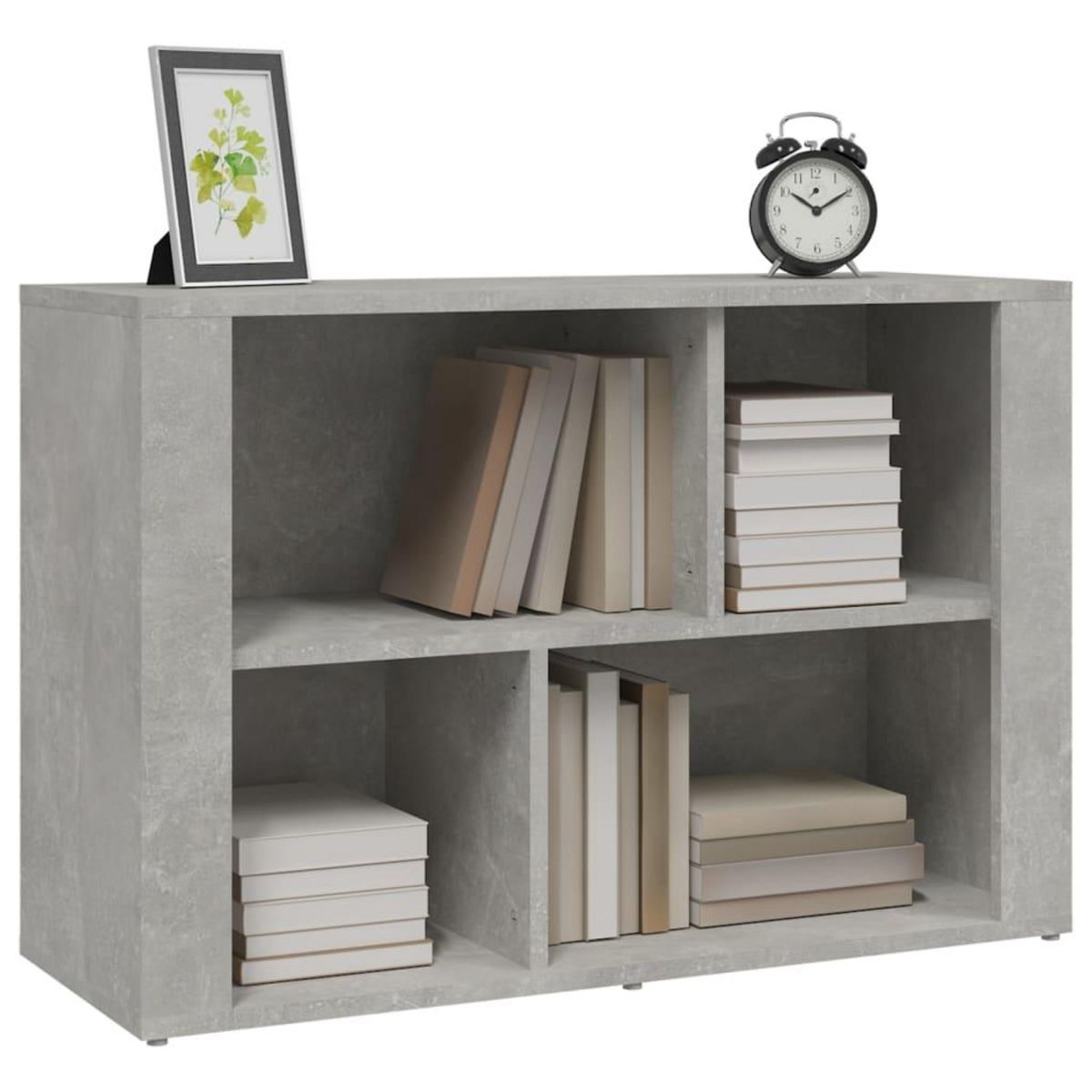 VIDAXL Buffet Gris beton 80x30x54 cm Bois d'ingenierie