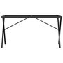 Voir la diapositive 4 : VIDAXL Pieds de table a manger cadre en X 140x60x73 cm acier