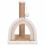 Voir la diapositive 4 : VIDAXL Arbre a chat avec brosse de toilettage en arche et grattoir