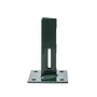 Voir la diapositive 2 : WERKAPRO Support poteau fer  forme T  WERKA PRO vert