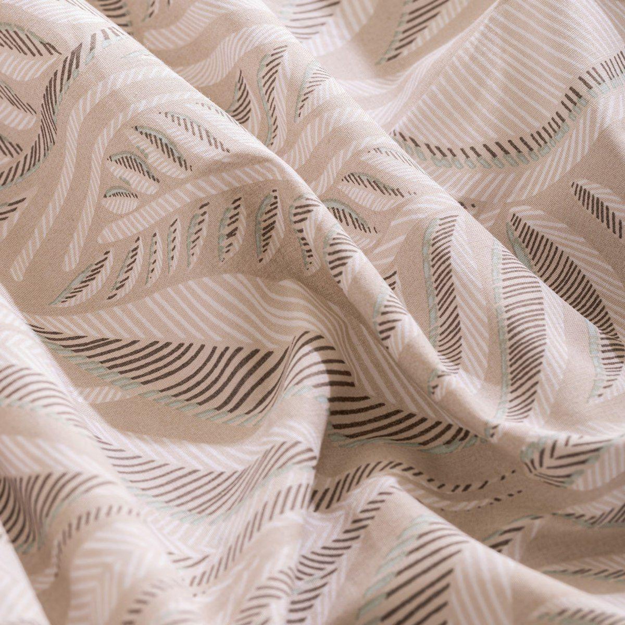 Voir la diapositive 5 : ATMOSPHERA Parure de lit imprimée  nalh  240x220cm beige