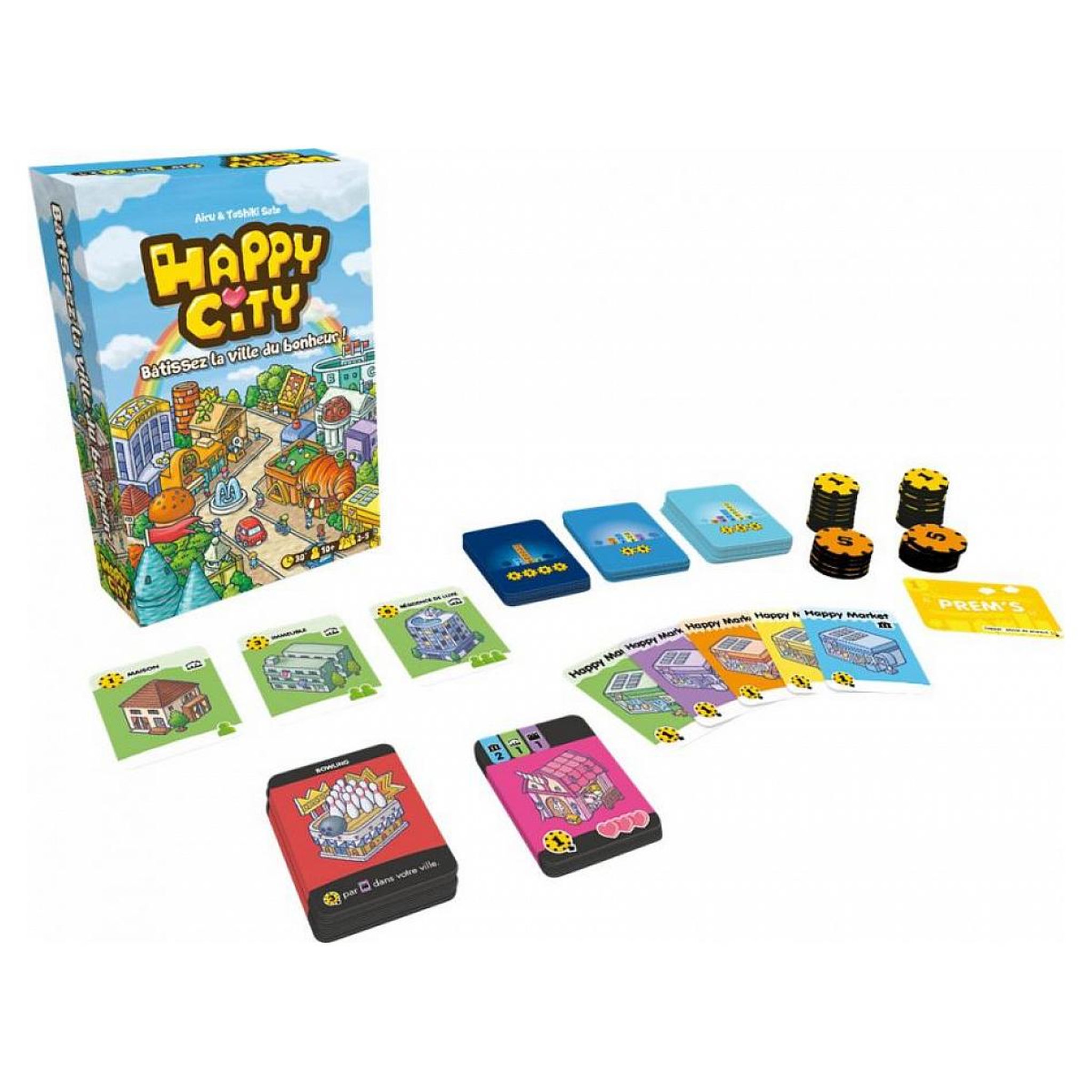 Asmodee Happy city, batissez la ville du bonheur