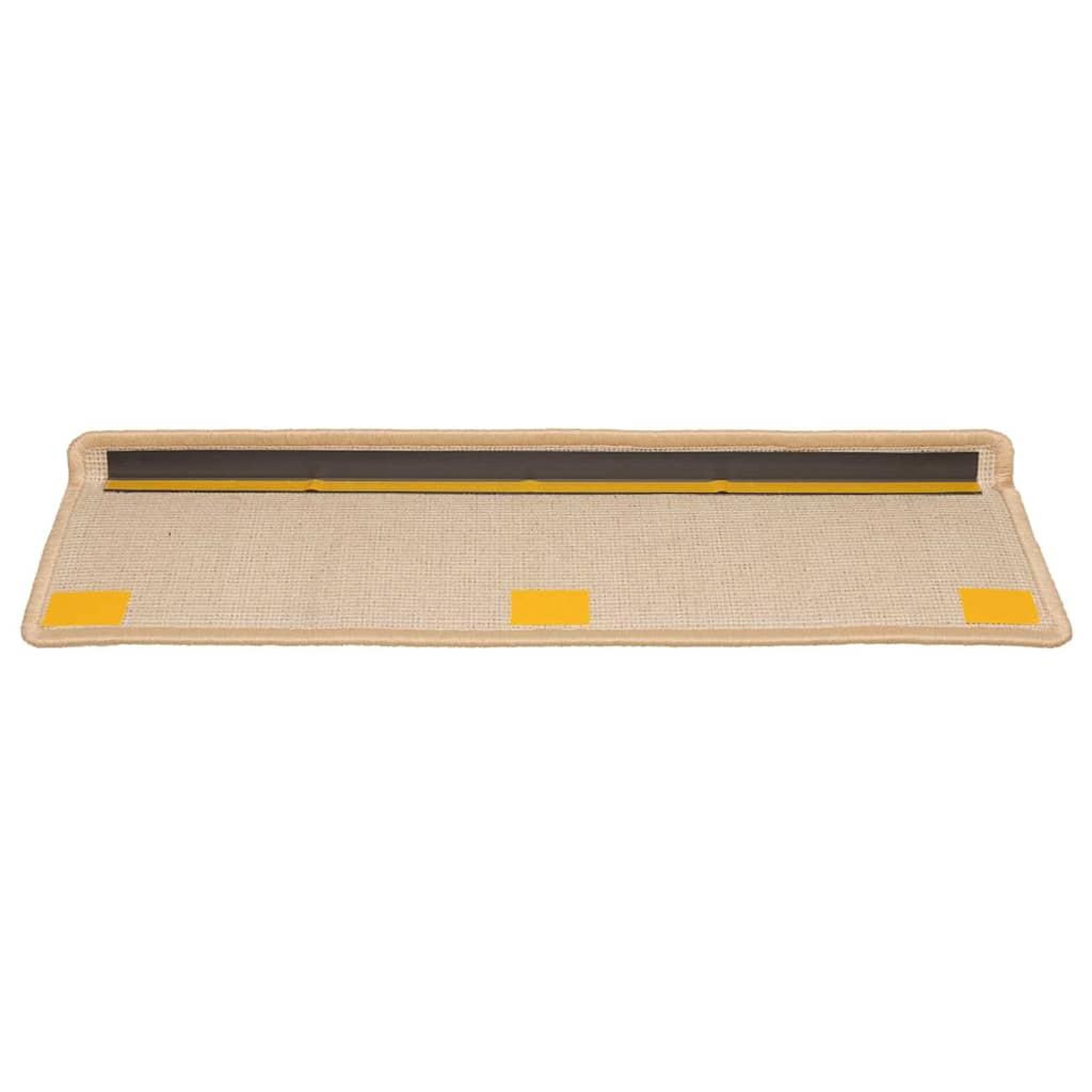 Voir la diapositive 4 : VIDAXL Tapis d'escalier 20 pcs 65x21x4 cm creme