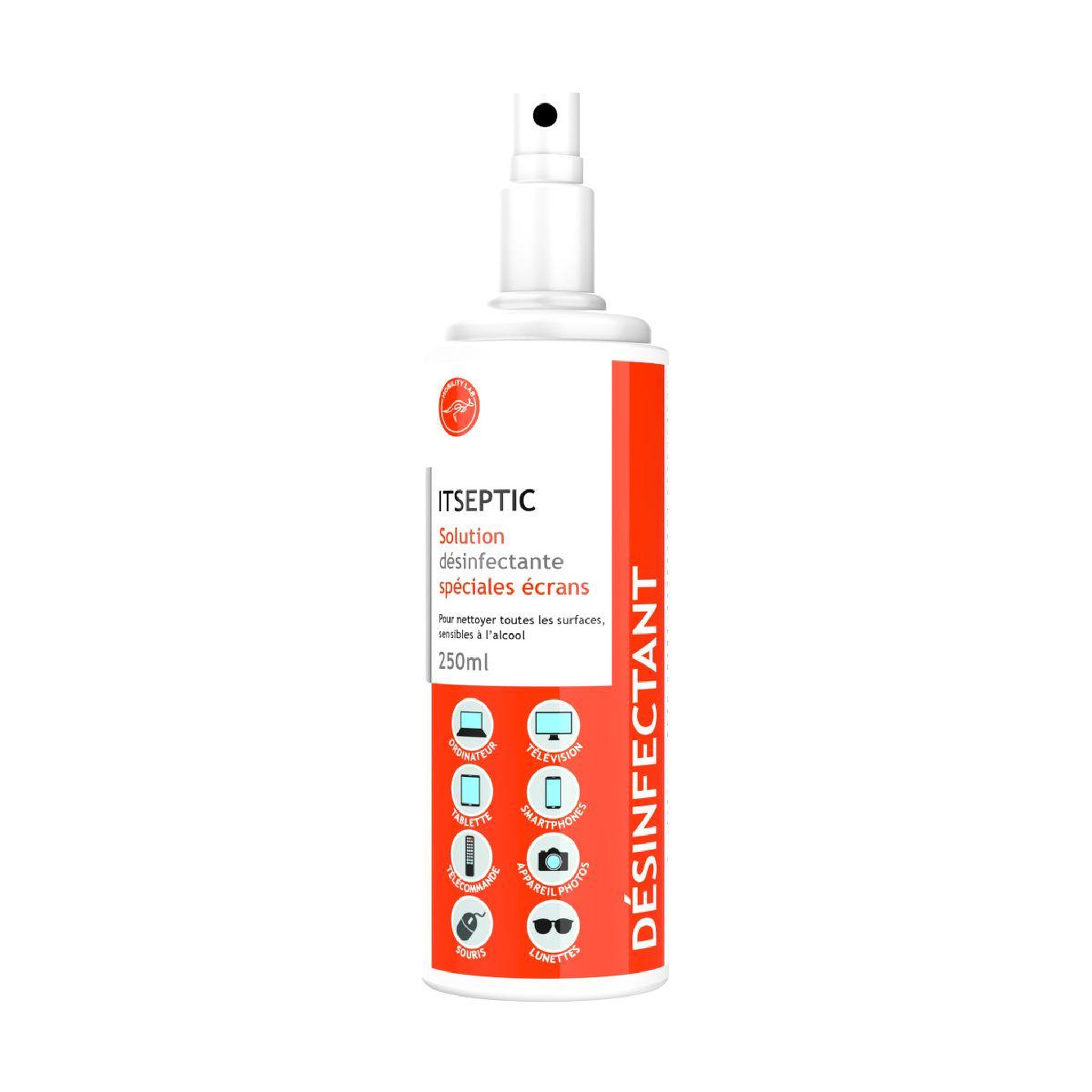 Voir la diapositive 1 : Mobility Lab Spray nettoyant nettoyant 250ml désinfectant