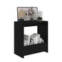 Voir la diapositive 3 : VIDAXL Table d appoint noir 50x26x50 cm bois d ingénierie