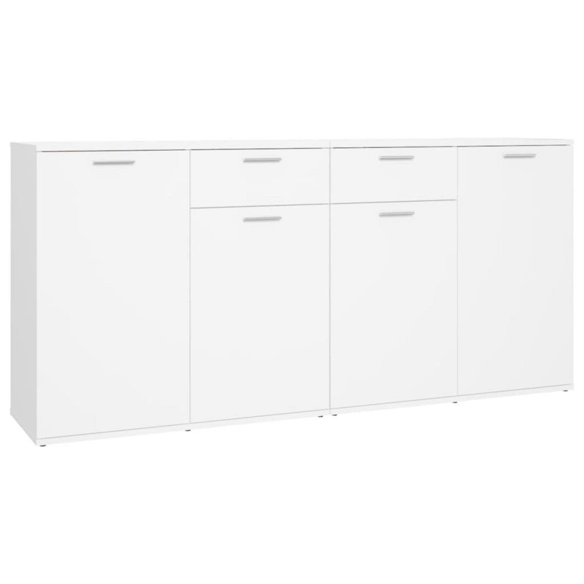 VIDAXL Buffet Blanc 160x36x75 cm Bois d'ingenierie