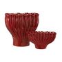 Voir la diapositive 2 : Paris Prix Vase Déco Multi Tubes  Étroit  35cm Rouge