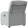 Voir la diapositive 4 : VIDAXL Fauteuil de massage inclinable Gris clair Tissu
