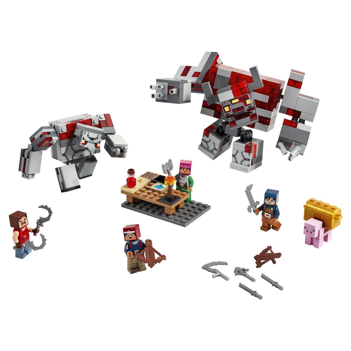 LEGO Minecraft 21163 - La bataille de la Pierre rouge