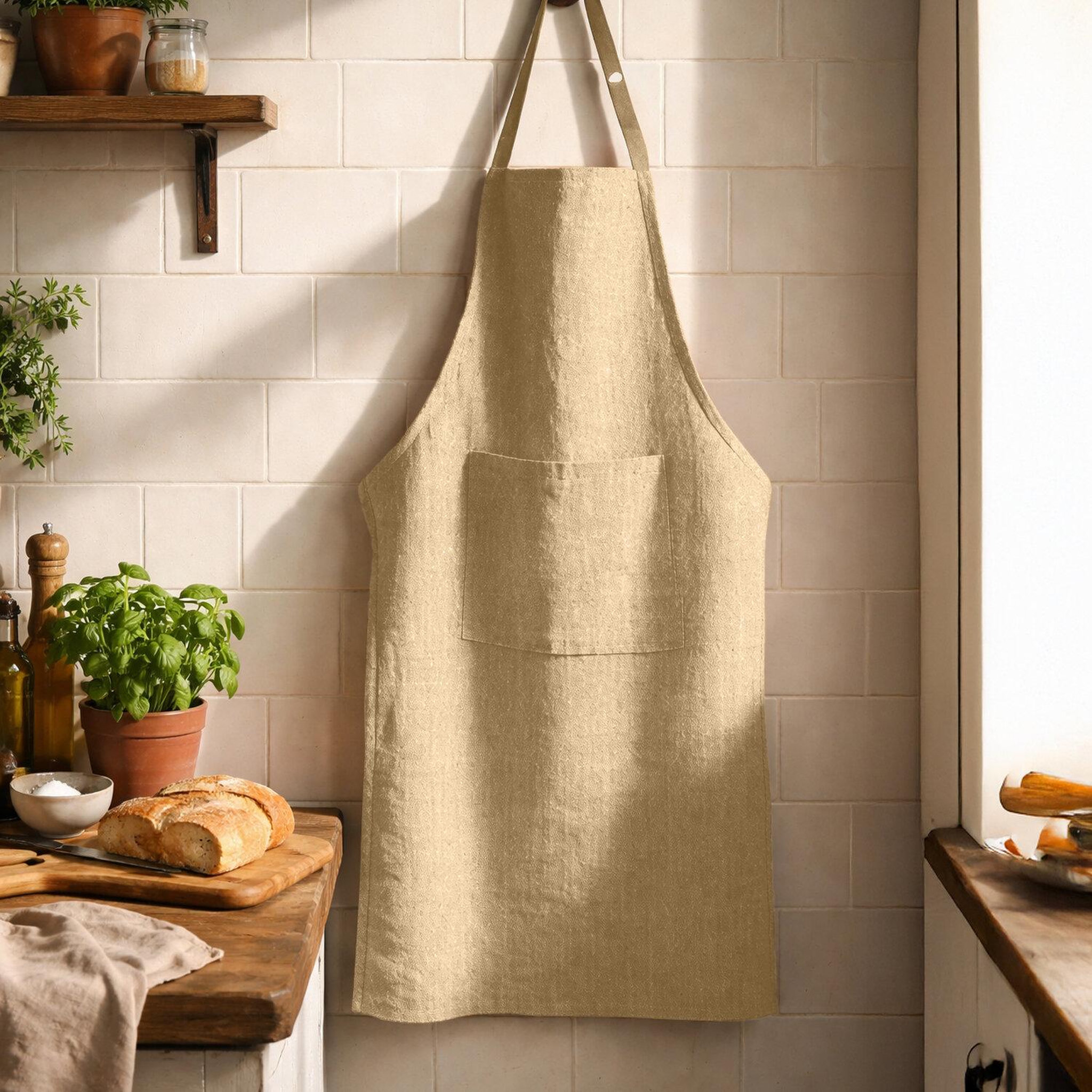 Voir la diapositive 2 : Les Ateliers du Linge Tablier 100% coton