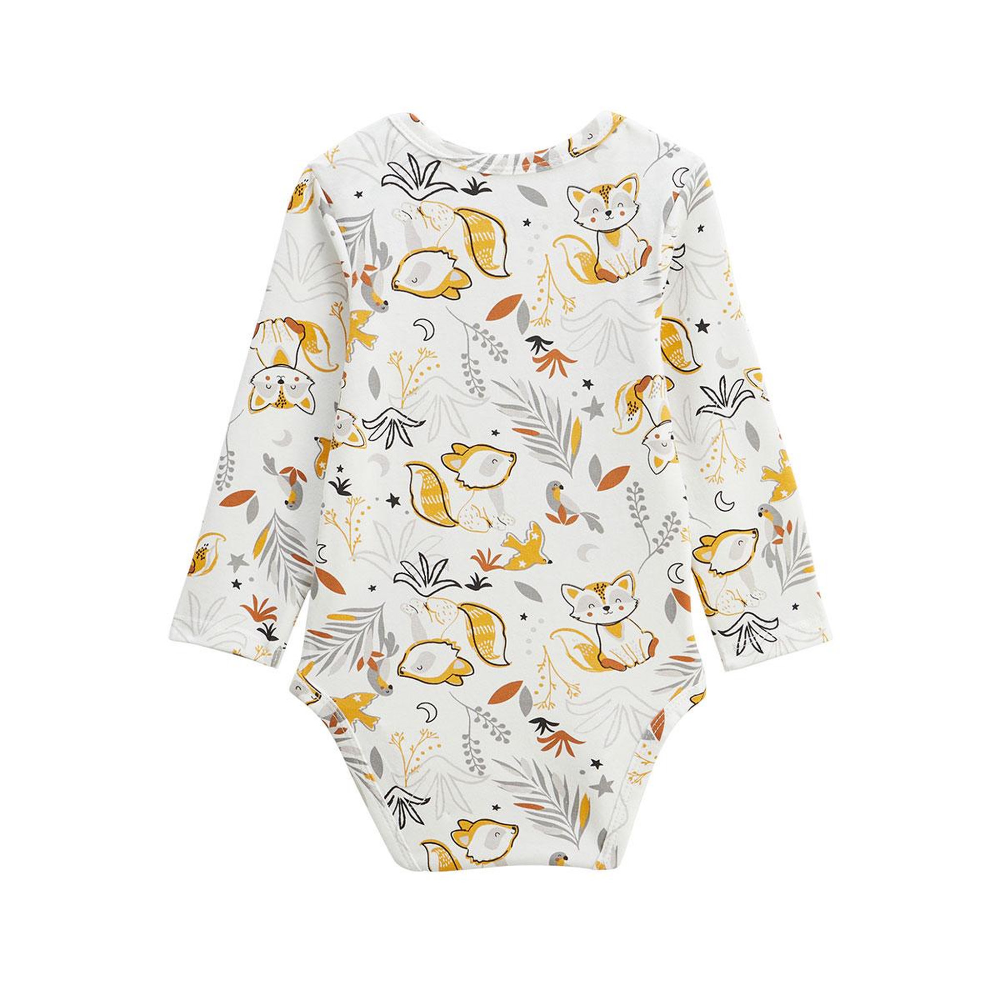 Voir la diapositive 3 : Petit Béguin Lot de 2 bodies bébé manches longues Petit Loup